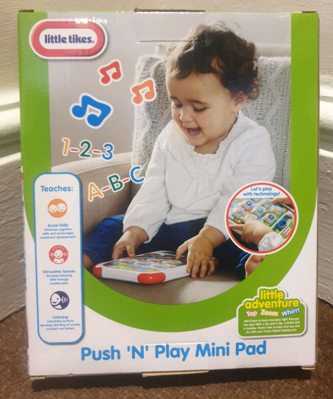 little tikes push and play mini pad